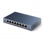 TP-LINK | Switch | TL-SG108 | Unmanaged | Desktop | 1 Gbps (RJ-45) ports quantity 8 | Power supply type External | 36 month(s) - 4
